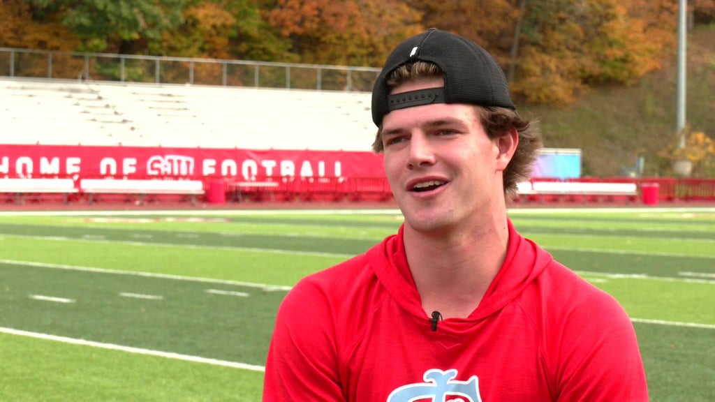 St. John's wide receiver Riley Schwellenbach finding success on the gridiron and baseball field — WCCO / CBS Minnesota, Excelsior Schools news