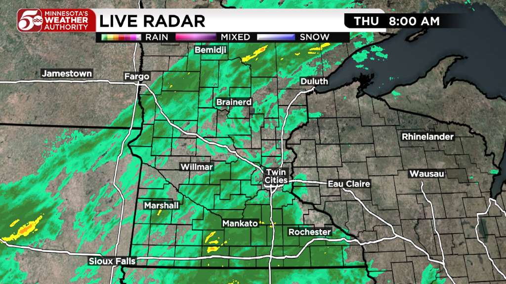 Thursday weather: Cool and wet day ahead — KSTP 5, Excelsior Community news