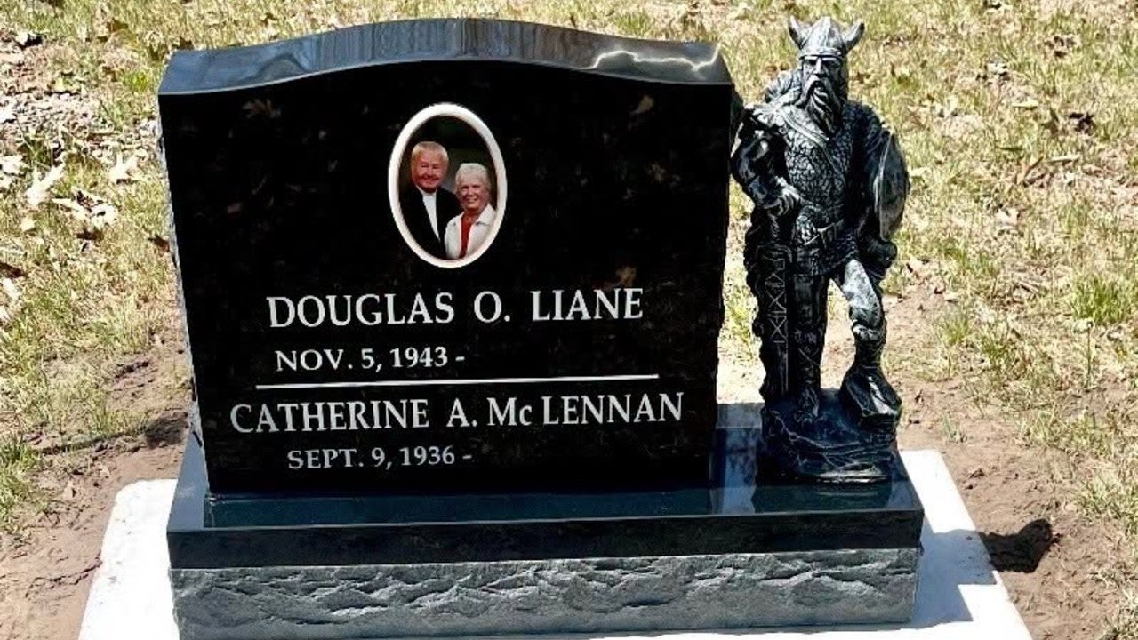 Minnesota couple seeking stolen Viking statue taken from Garrison Cemetery headstone — KSTP 5, Excelsior Community news