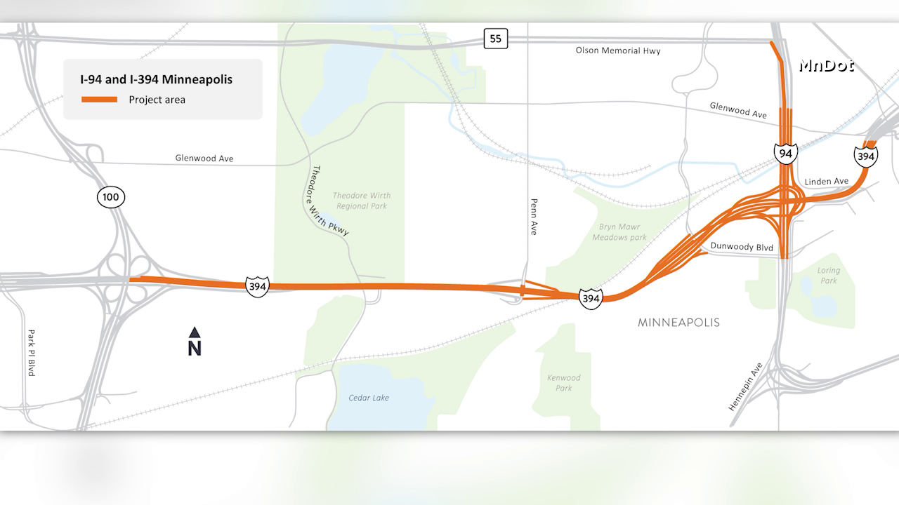 Eastbound I-394 in Minneapolis closing all weekend for highway repairs — KSTP 5, Excelsior Business news