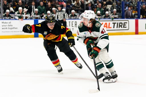 Quinn Hughes has a goal and an assist in his Vancouver return in Wild’s 4-2 victory — KSTP 5, Excelsior Sports news