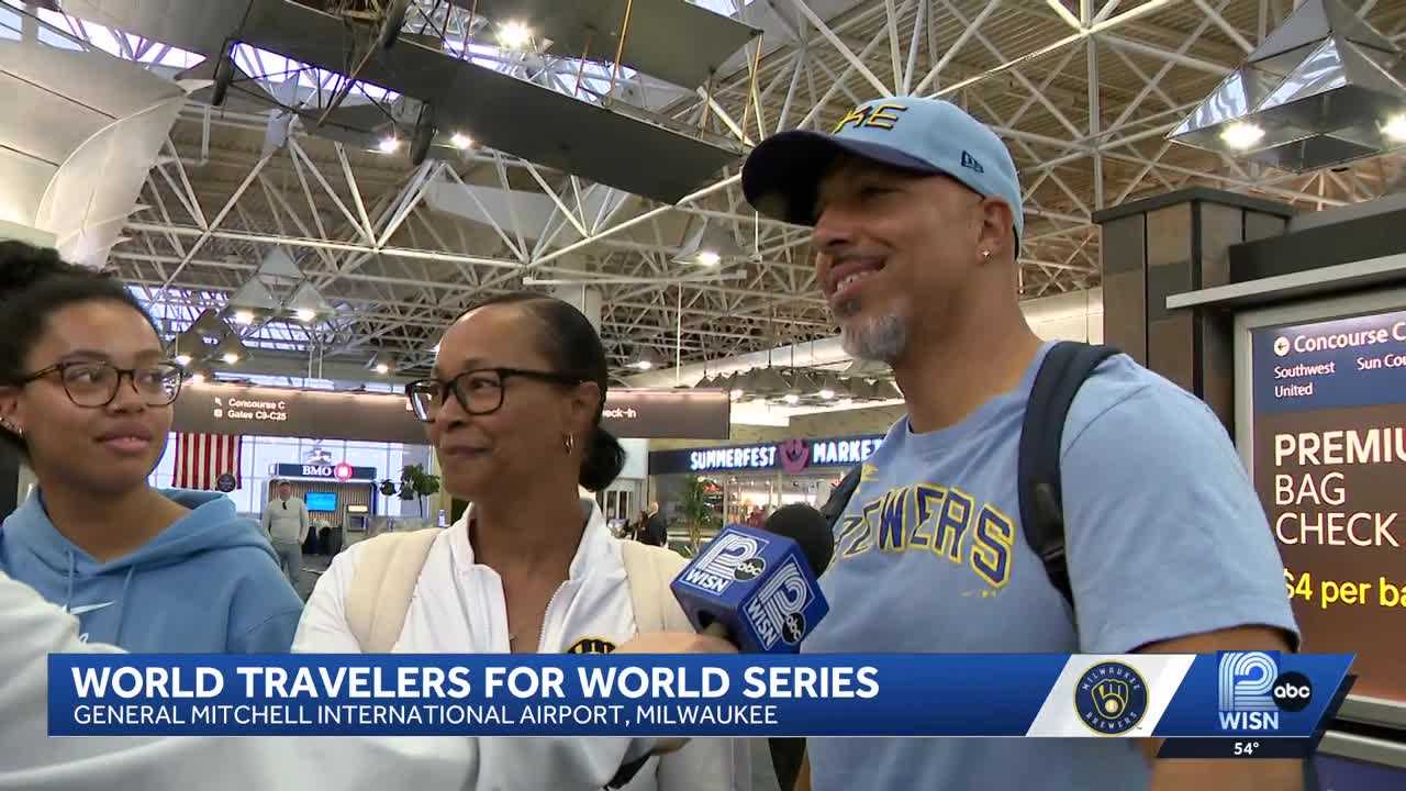 'Traveled for ... 24 hours': Fans travel from across the world for the World Series — WISN 12 Milwaukee, Excelsior Sports news