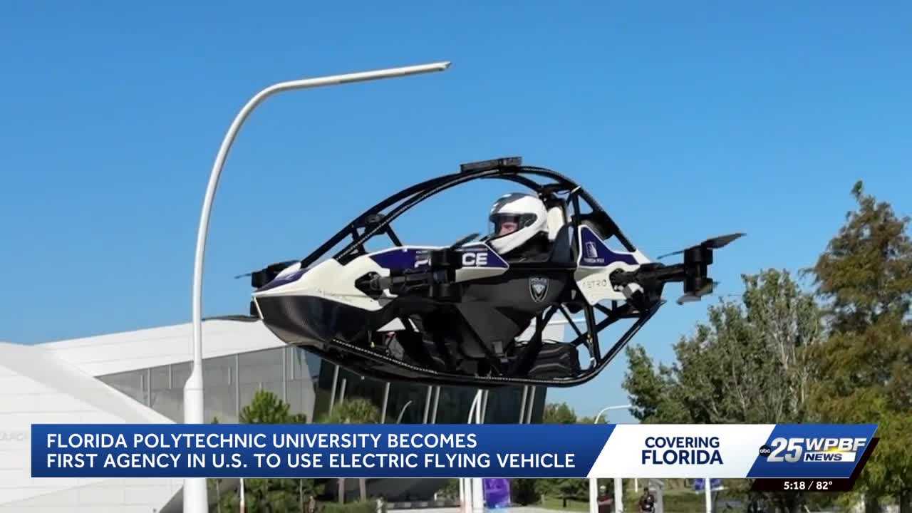 Florida Polytechnic University develops electric flying vehicle for police emergencies — WPBF West Palm Beach, Excelsior Community news