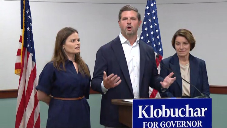 Parents of Harper Moyski backing Amy Klobuchar for governor — KARE 11 Local, Excelsior Community news