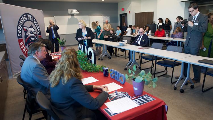 Killeen high school hosts signing ceremony for jailer program students — KCEN (Central Texas), Excelsior Schools news