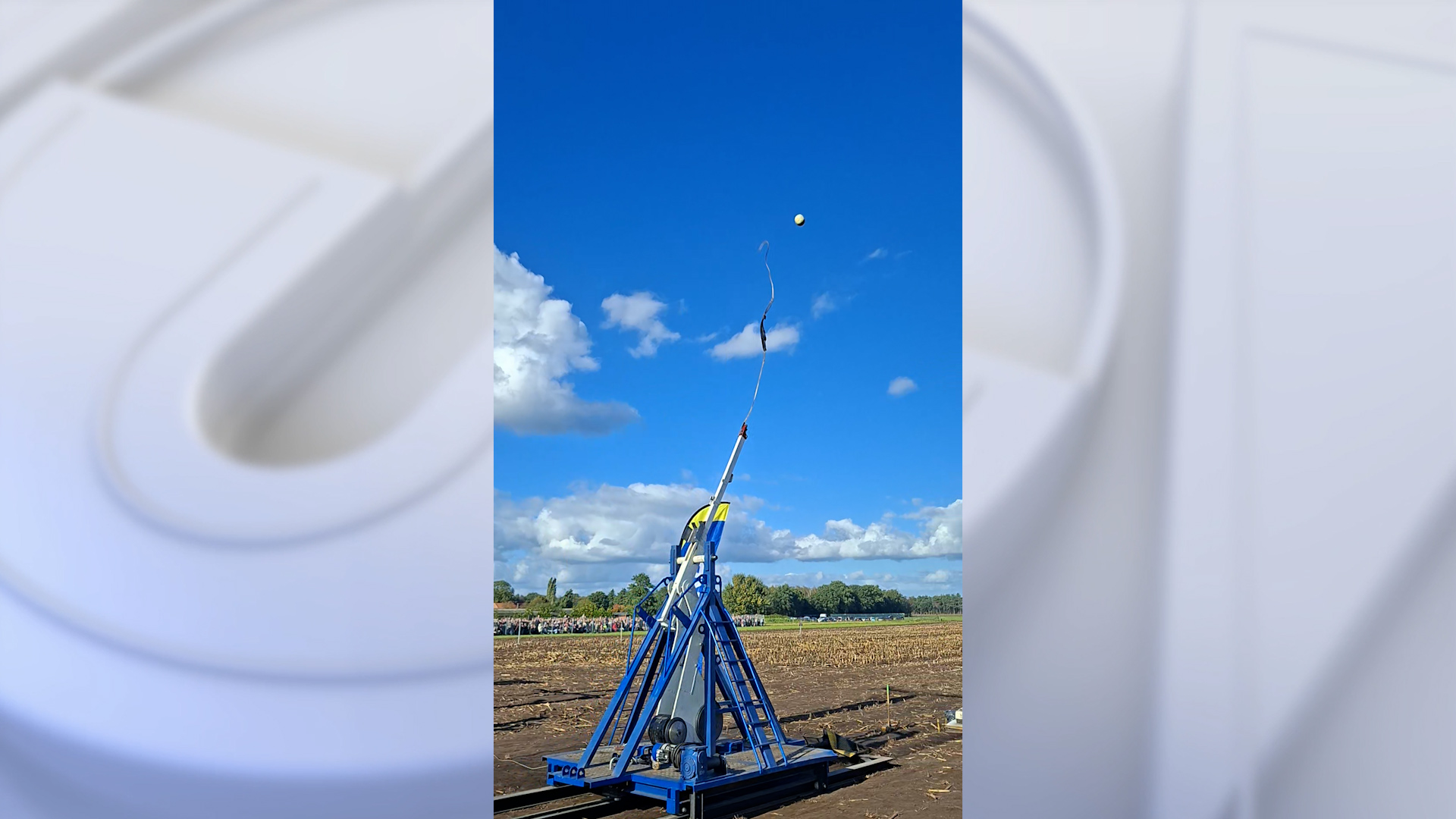 Watch: Pumpkin flies 1,900 feet in pumpkin chunkin' launch — FOX 9